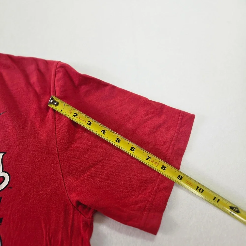 Nike T-Shirt Youth XL Red Washington Nationals Baseball Short Sleeve Tee (T7)
